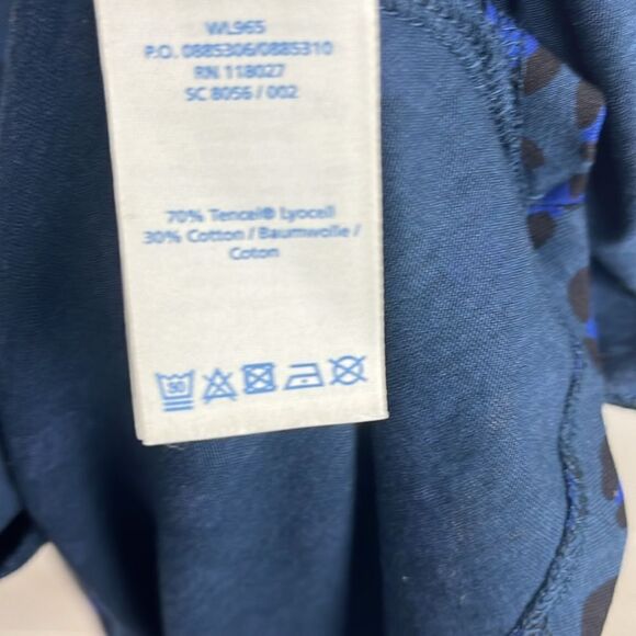 Boden crewneck animal print long sleeve tunic dress - Picture 3 of 6